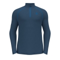 Odlo Fleece Long Sleeve Shirt 1/2 Zip Rigi (warm, Microfleece) blue wing blue Men